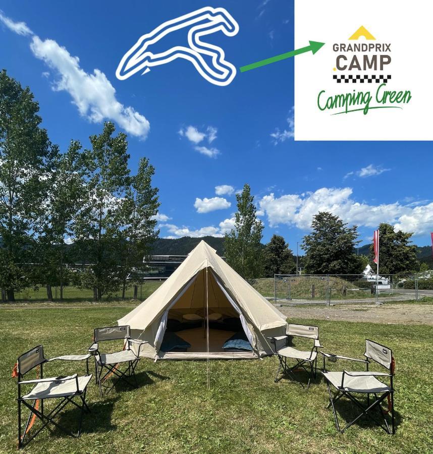 Grandprixcamp Closest To The Track Including Track View Stavelot Exterior foto